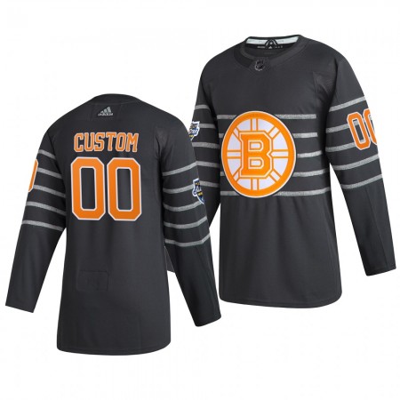 Camisola Boston Bruins Personalizado Cinza Adidas 2020 NHL All-Star Authentic - Homem